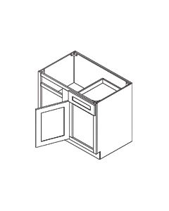 Blind Base Corner Cabinet -Blue Shaker Cabinets