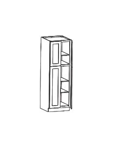 Pantry Cabinets-Espresso Shaker Cabinets